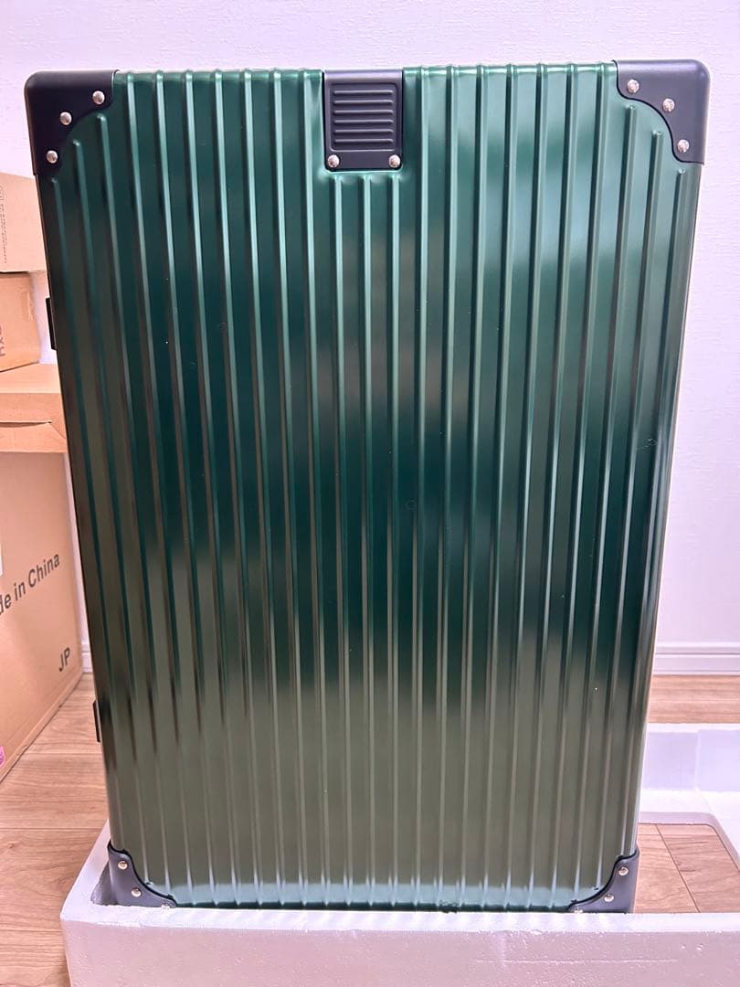 新品⭐️スーツケース オールアルミ合金⭐️キャリーケース アルミニウ グリーン XL