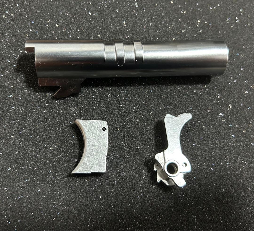 オールブラック仕様　デトニクス45 東京マルイ　木製グリップ　ガスガン