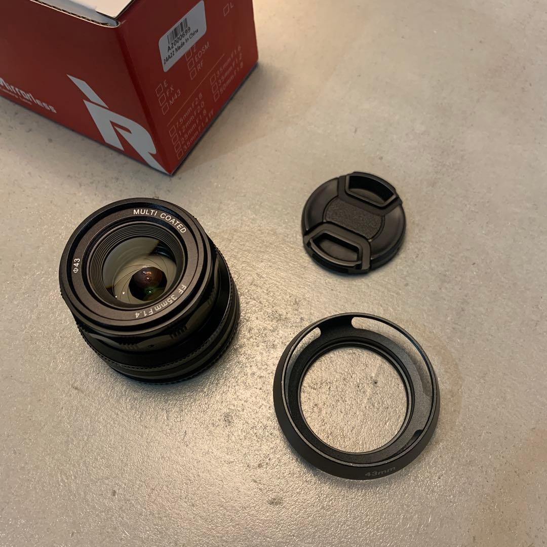 レンズ(単焦点) PERGEAR FE 35mm F1.4 MF