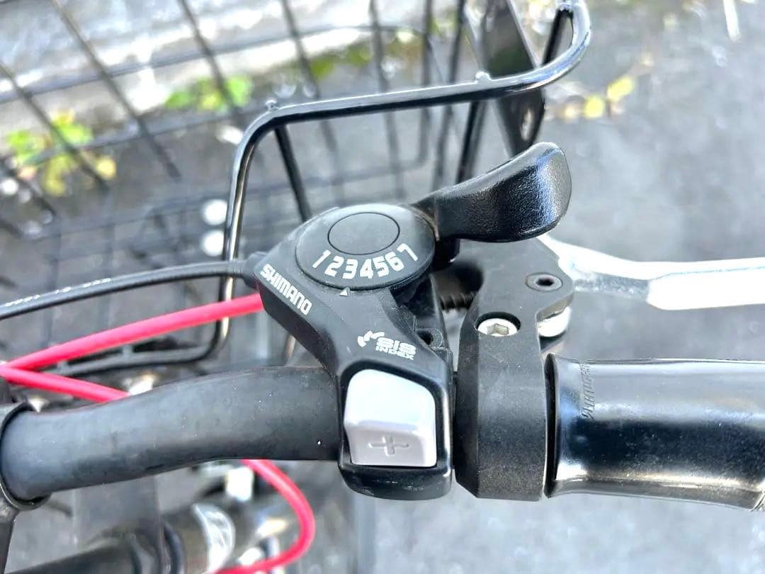 ブリヂストン シュライン 24インチ LEDライト2点、前かご有り