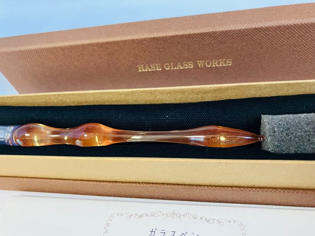 HASE 硝子工房　京都 蔦屋限定 灯り 京の夕 2025　限定品 ガラスペン