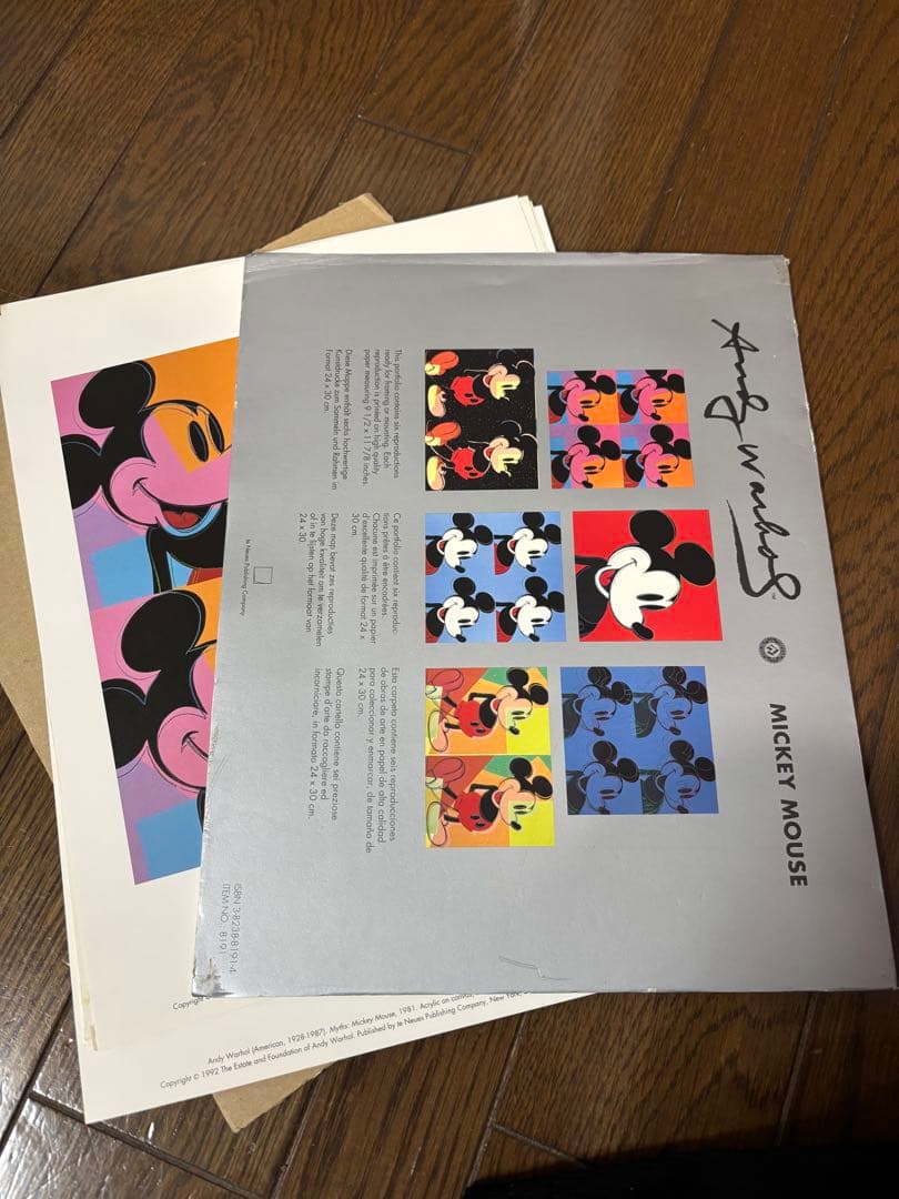 アンディ・ウォーホル　ミッキーマウス　プリント　レア　コレクション