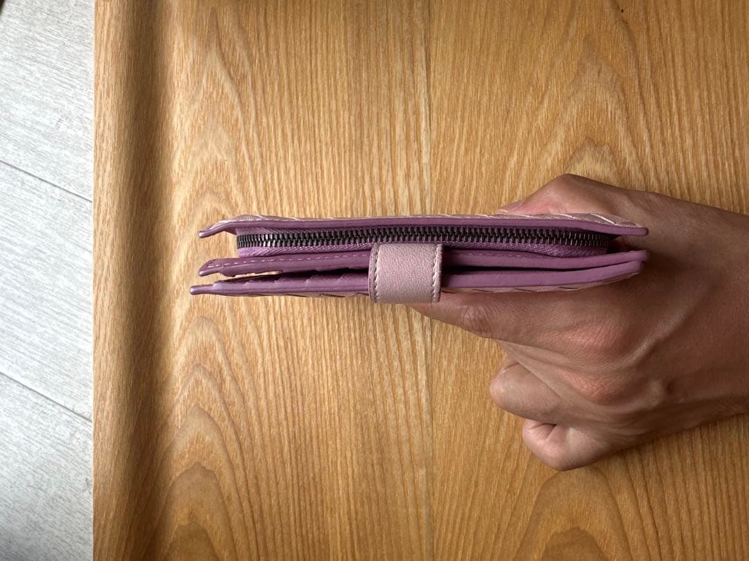 ボッテガヴェネタ　二つ折り財布　レザー