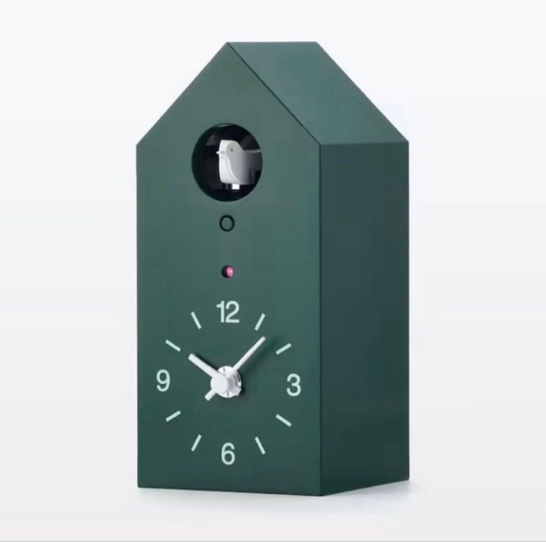 MUJI 鳩時計 ダークグリーン／ＭＪ－ＣＣＤＳ１未開封