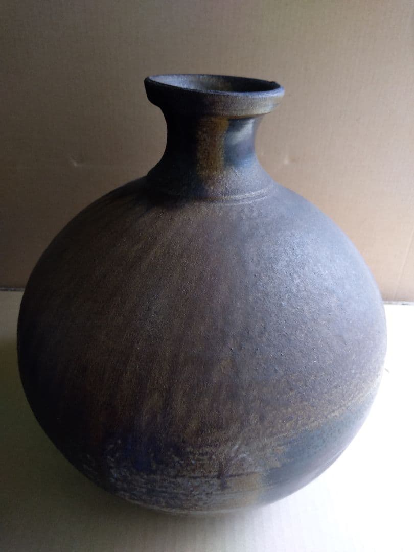 茶道具　期間限定特価　備前焼　壺（南燦窯）花入