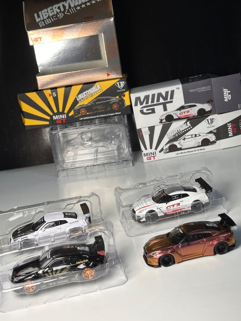 MINI GT mini gt LBWK 4台セット R35 GT-R