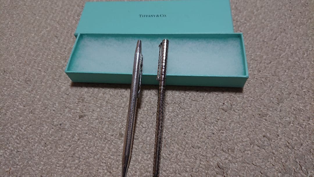 TIFFANY ボールペン シルバー 2点