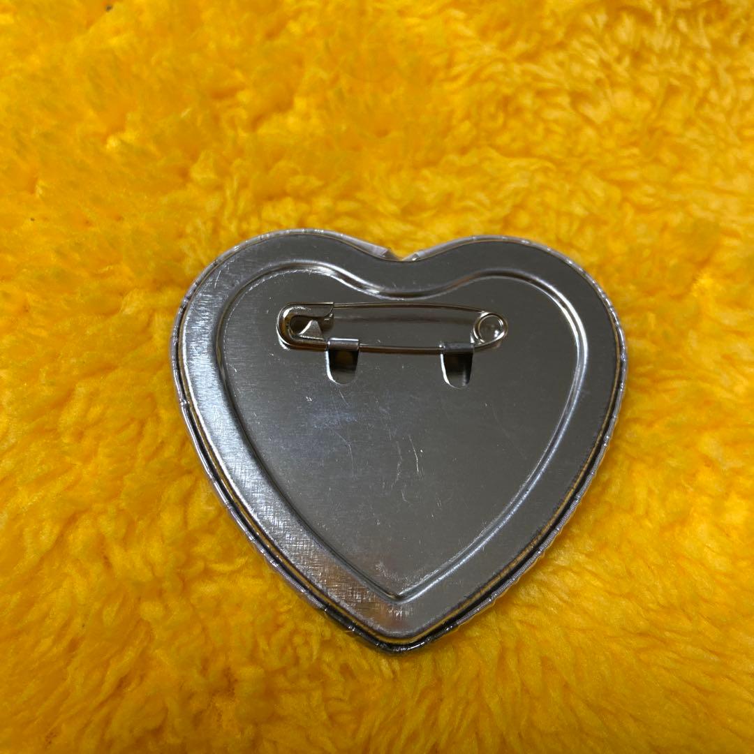 ハリポタ　セブルス・スネイプ　ハート缶バッジ