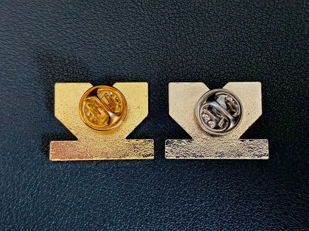 関西万博 ルクセンブルク ピンバッジ ゴールド シルバー 2個