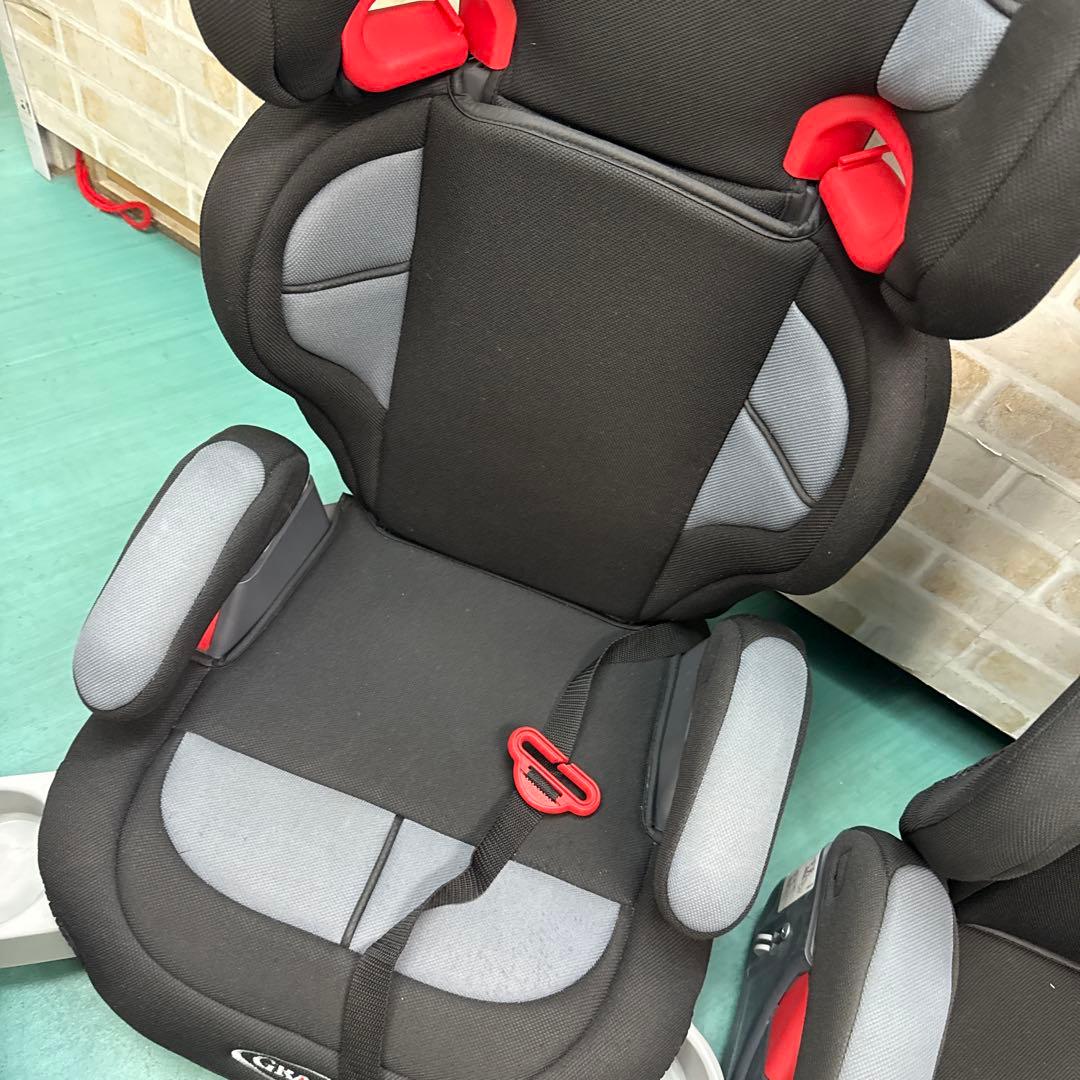 グレコ ハイバックジュニア　ジュニアシート　3才から　2台セット売り