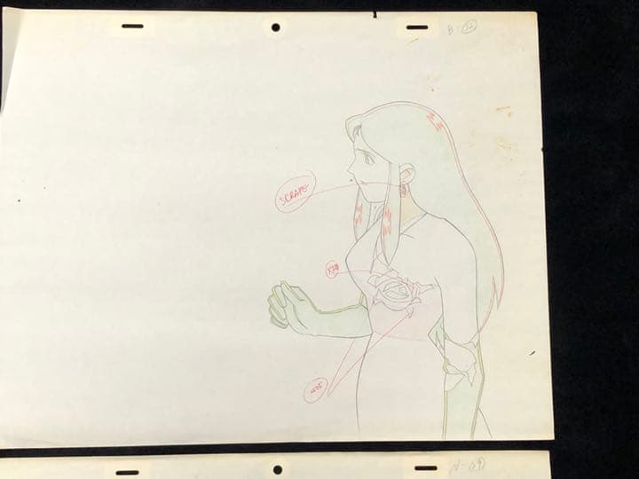 ジャイアントロボ　大判セル画　原画　銀鈴