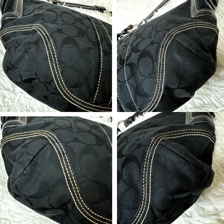 バッグ COACH Signature Canvas Hobo shoulderbag