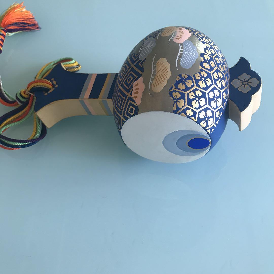 東哉製　新色　宝之槌　打出小槌　置物　京焼