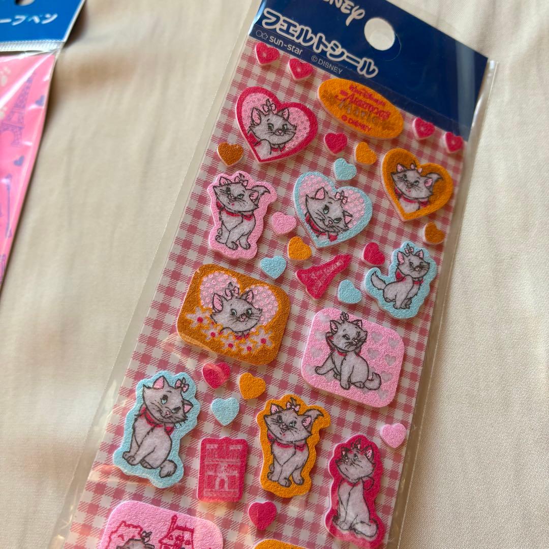 年代ものマリーちゃんシャーペン＆フェルトシールセット 平成当時もの 新品