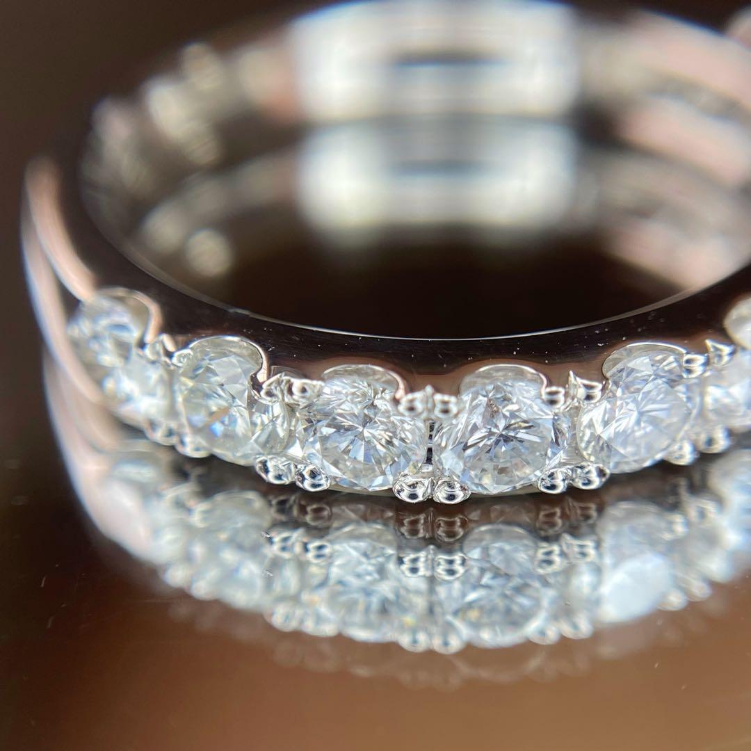 天然 ダイヤモンド エタニティ 計1.18ct PT900『差別化♡』