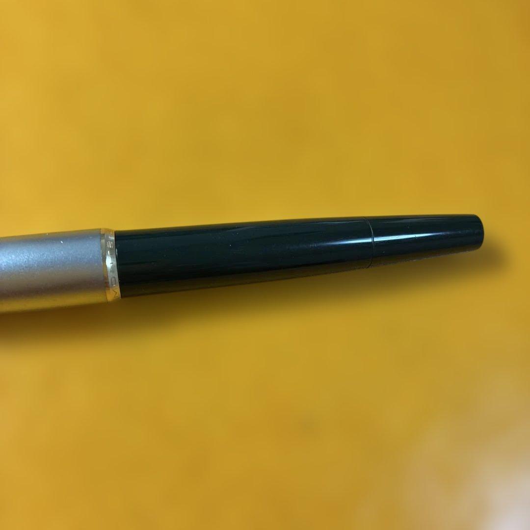 montblanc モンブランシルバーとグリーン　No.32 キャップ式万年筆