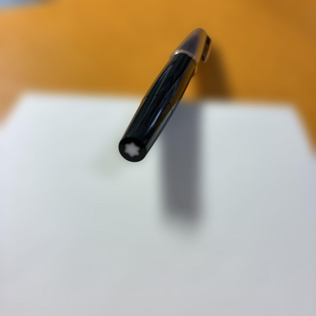 montblanc モンブランシルバーとグリーン　No.32 キャップ式万年筆