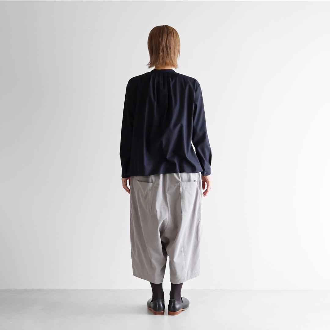 huis 遠州織物 みじんコール サルエルバルーンパンツ コーデュロイ