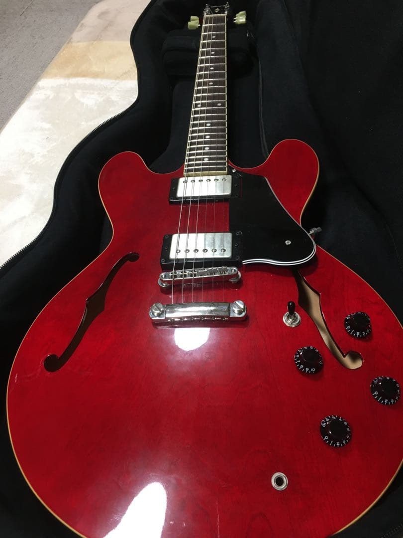 CORT SOURCE【美品！調整済】ES-335 セミアコ ギグバッグ付き