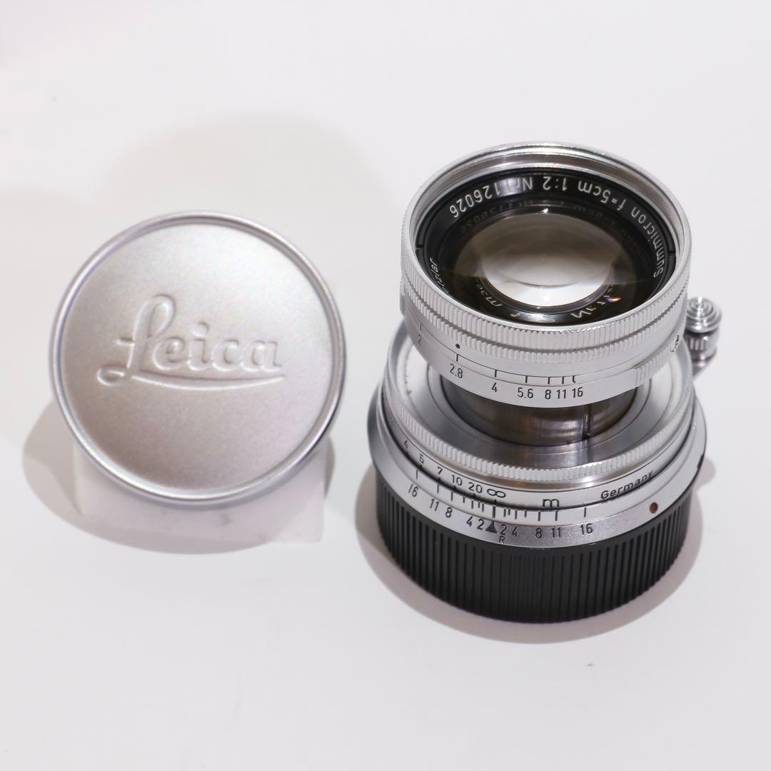 【美品】Leica Summicron 5cm f/2 沈胴Mマウント移行初期