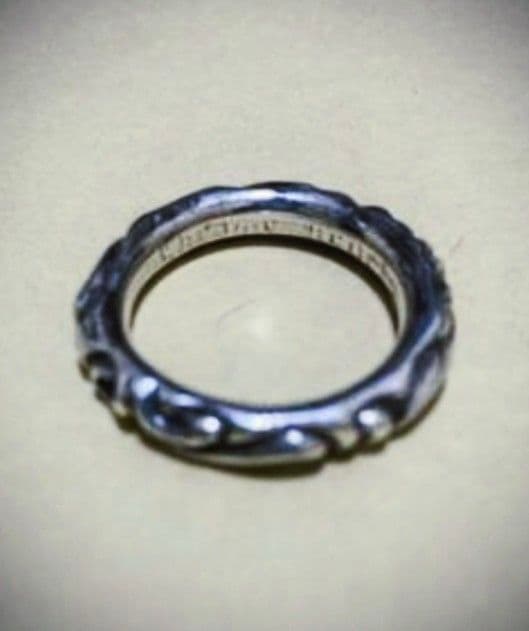 依頼の方専用　クロムハーツ　シルバー 波状装飾 リング 約20mm内径