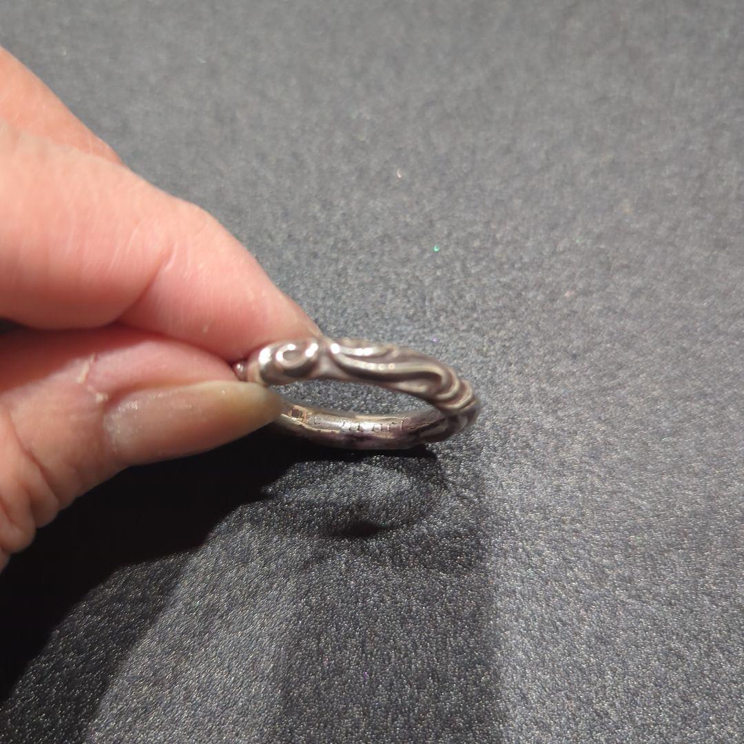 依頼の方専用　クロムハーツ　シルバー 波状装飾 リング 約20mm内径