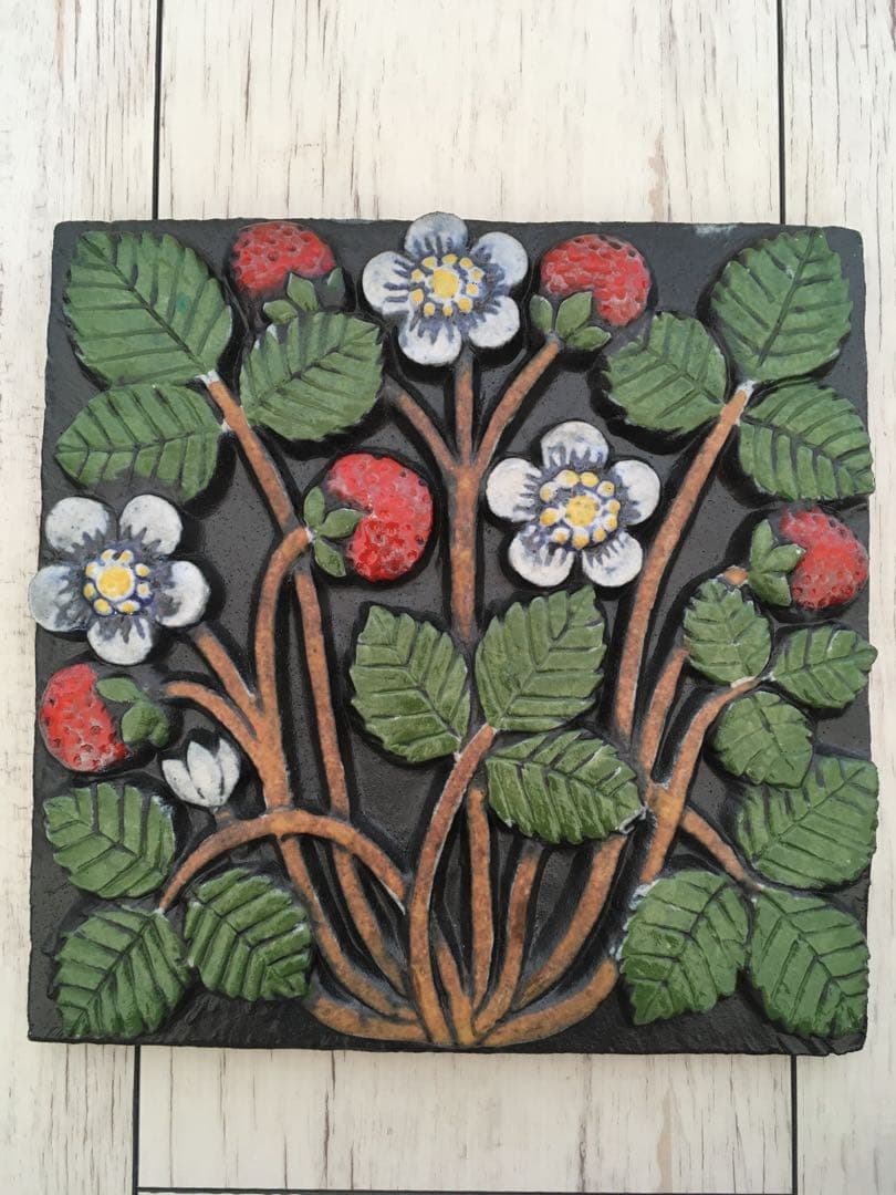 グスタフスベリ　リサラーソン　陶板　ポモナ　4枚セット