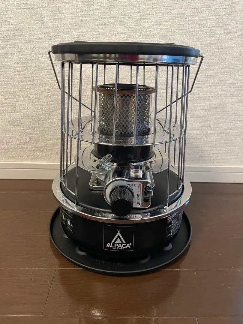 アルパカ ストーブ2022年製　ストーブファン、五徳、一酸化炭素チェッカー