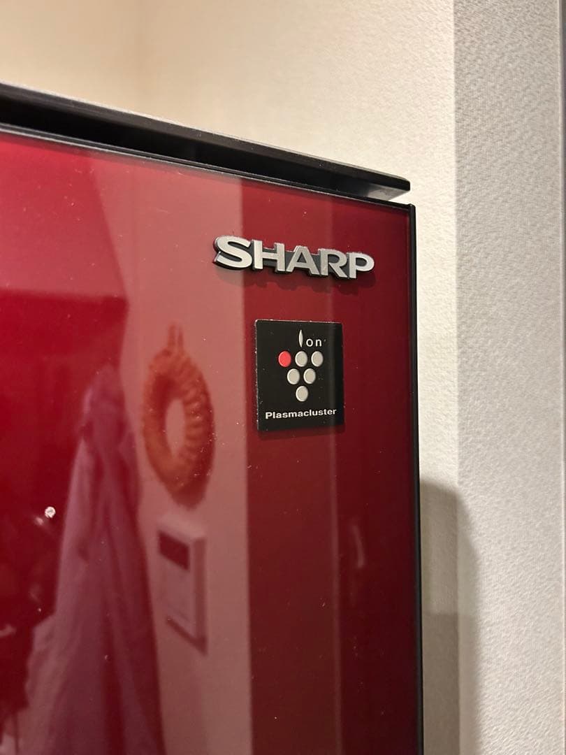 【KOVAN様】SHAR冷蔵庫 SJ-GW35G-R 350Lレッド(送料込み)