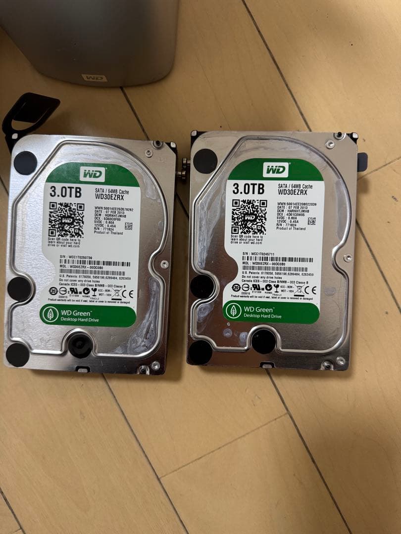 WD My Book Thunderbolt Duo 6TB/8TB ジャンク品