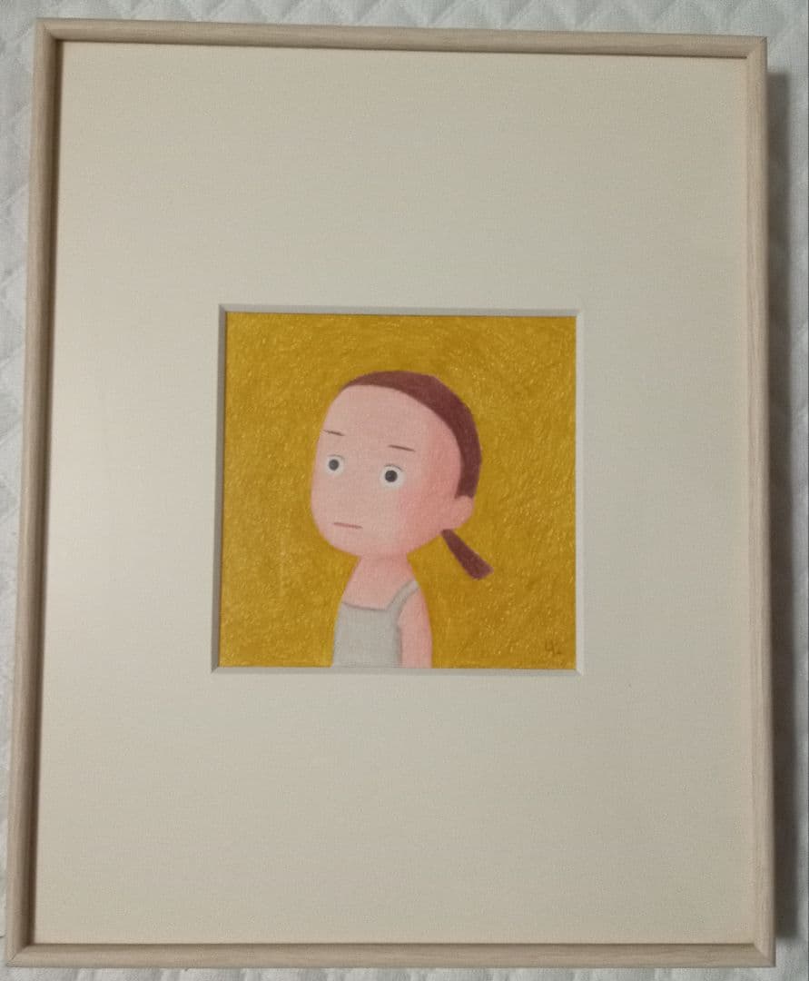 人物画 ポニーテールの女の子