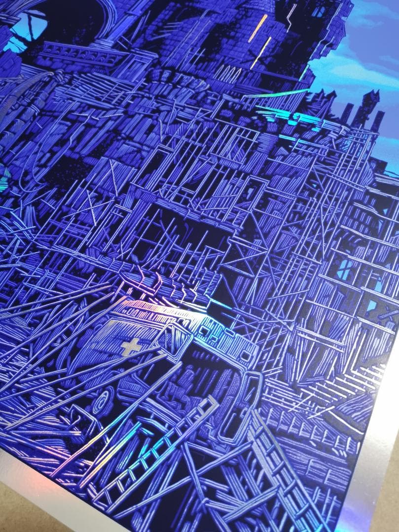 貴重・特大Foilポスター、 ディズニーシンデレラ城（150枚限定販売）