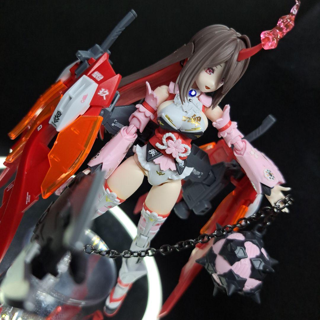 30MS 完成品　シュレミ　ガンダムウイングゼロ炎　スタンド付