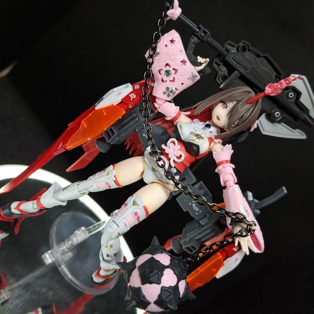 30MS 完成品　シュレミ　ガンダムウイングゼロ炎　スタンド付