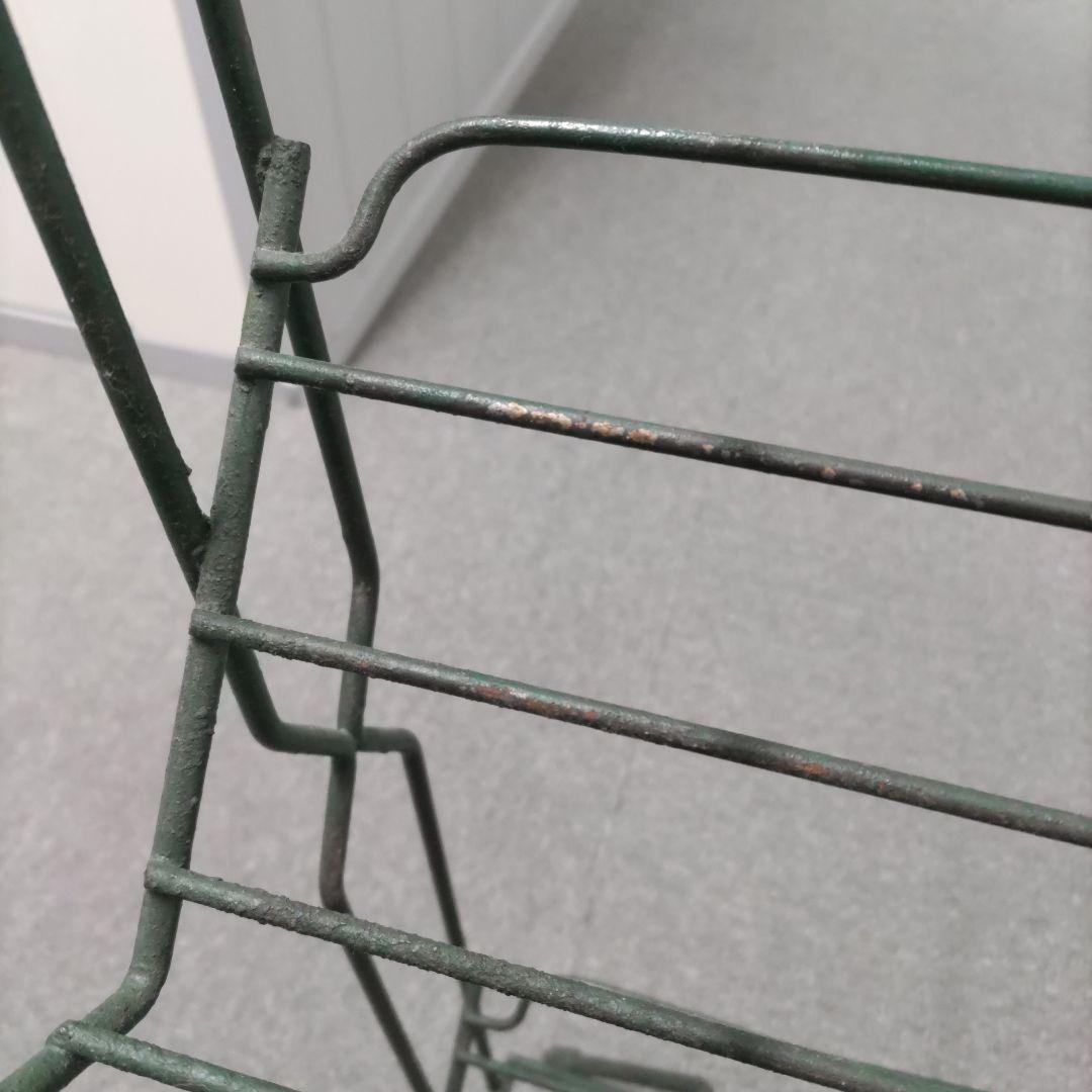 スチールワイヤーラック ヴィンテージ レコードラック ギャラップ厚木