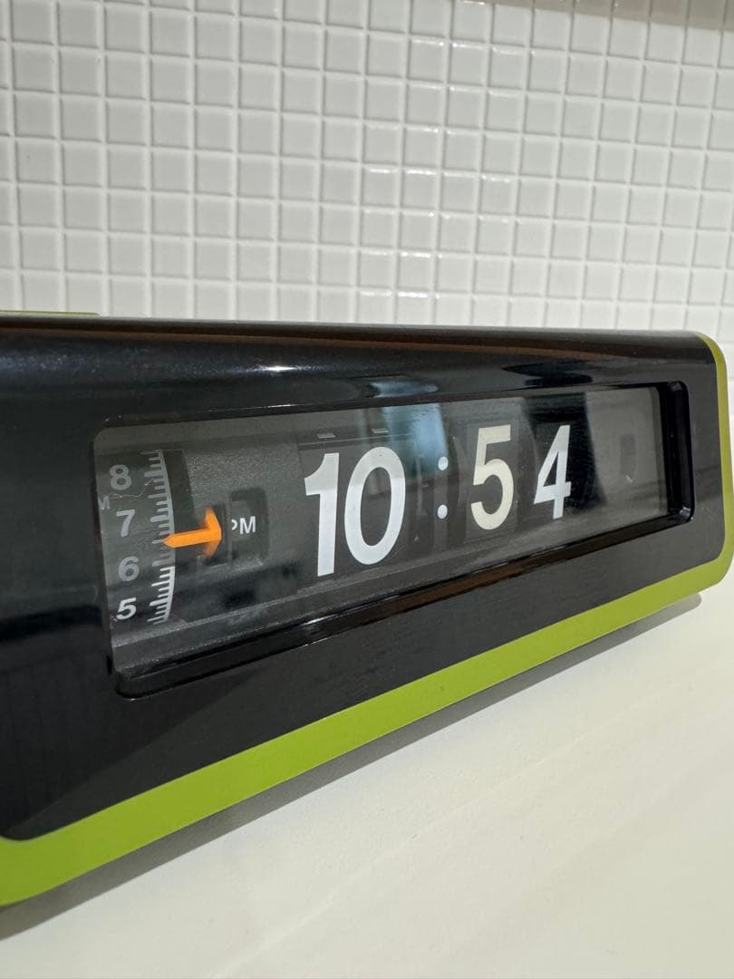 【レア】ナショナル National TG02 パタパタ時計 目覚まし時計 昭和