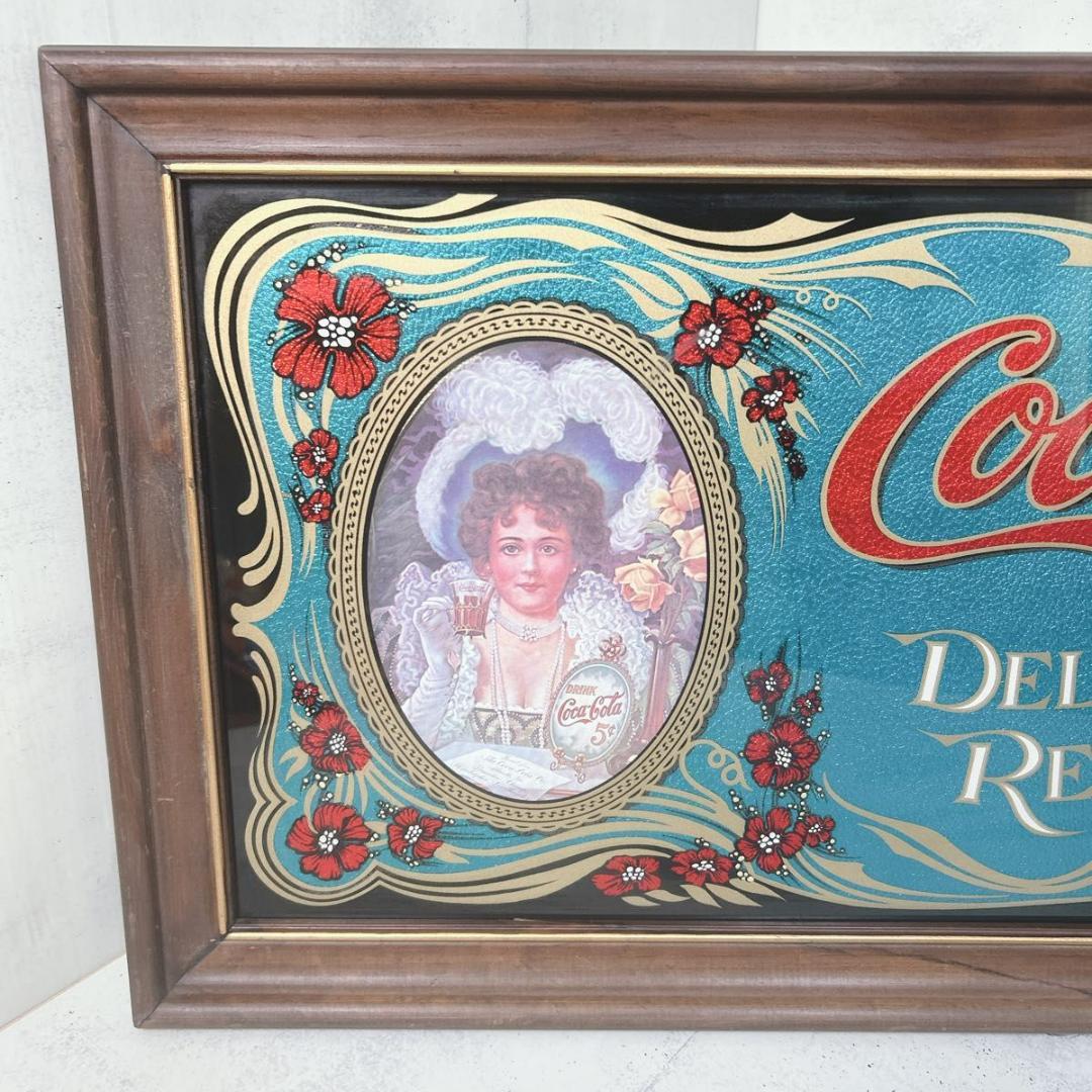 【激レア】ヴィンテージ コカコーラ パブミラー アメリカン雑貨 インテリア雑貨