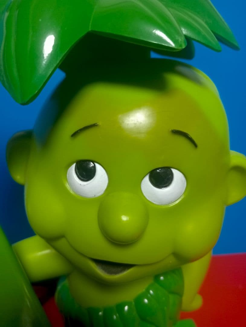 1984 概ね美品 グリーンジャイアントスプラウトプッシュ電話機