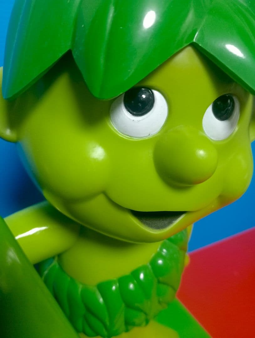 1984 概ね美品 グリーンジャイアントスプラウトプッシュ電話機