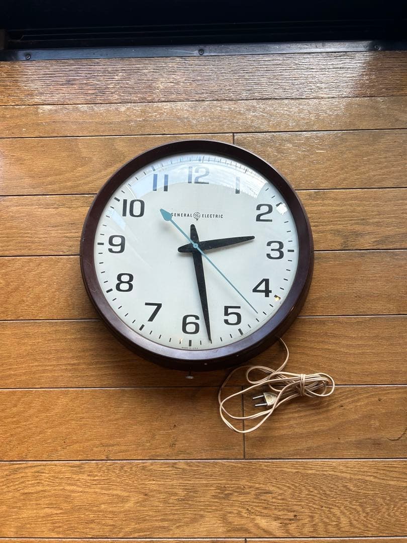 GE 壁掛けスクールクロック　ゼネラルエレクトロニック