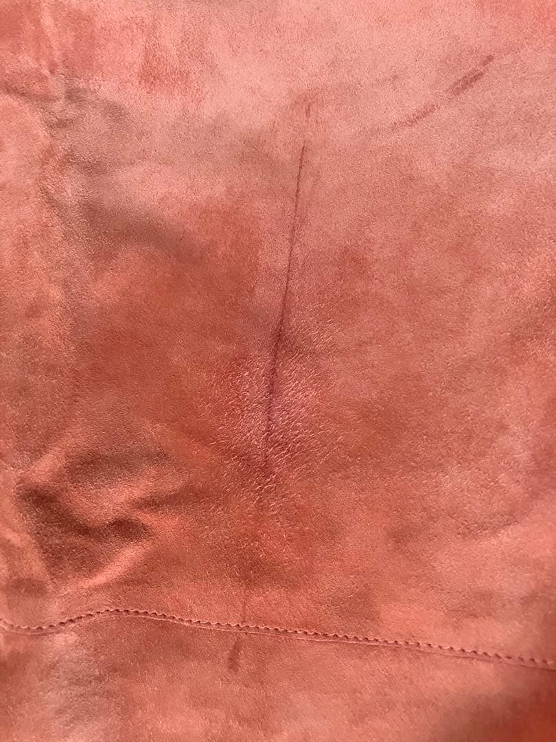 ✨GUCCIグッチ✨ピンクレザースカート　バックスキン38