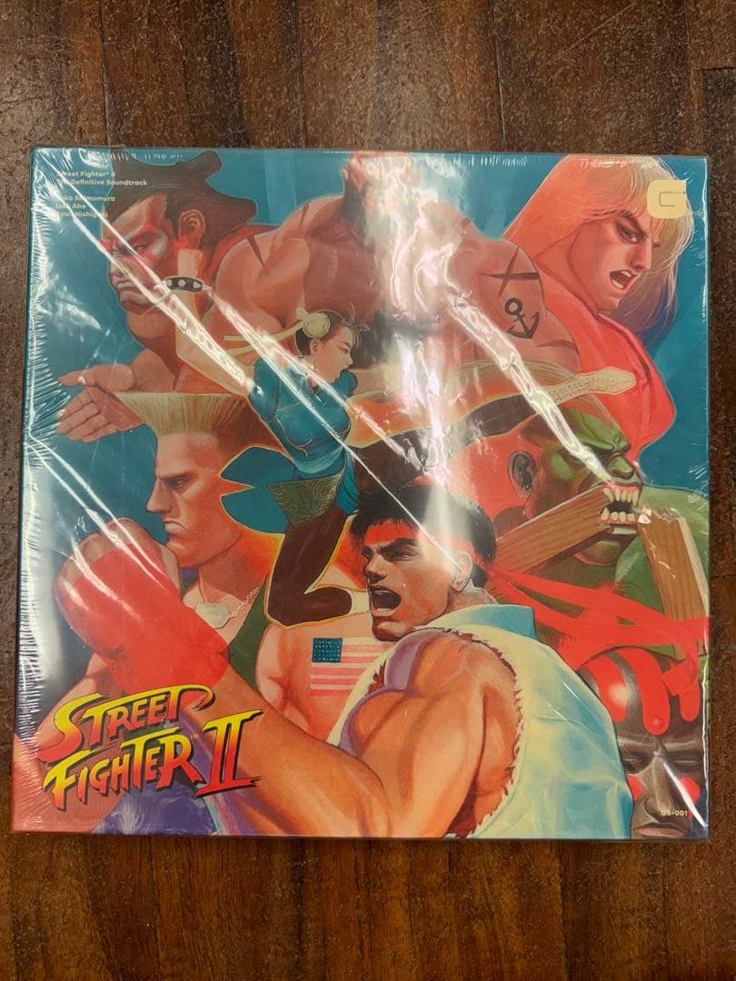 未使用レコード4枚組BOX Street Fighter ストリートファイター2