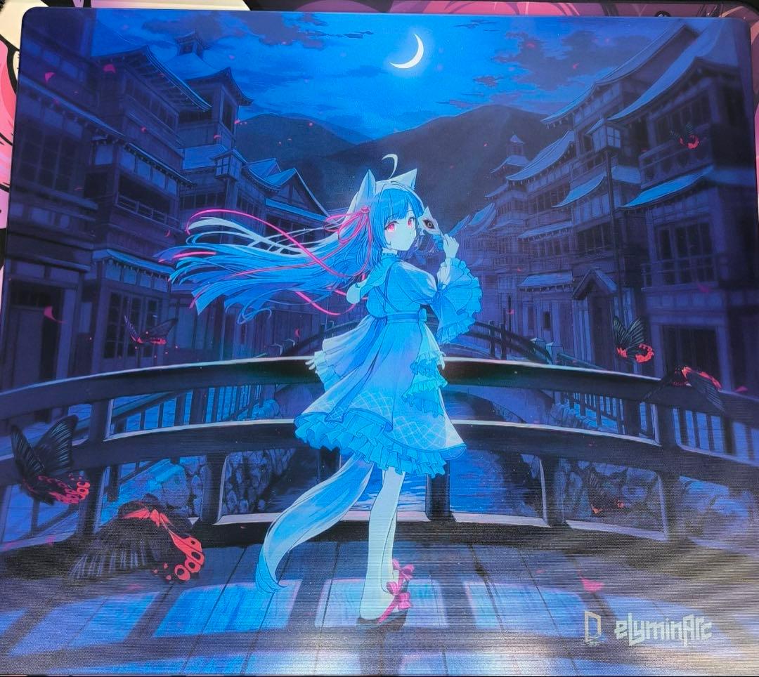 eLuminArc ガラスマウスパッド　月灯