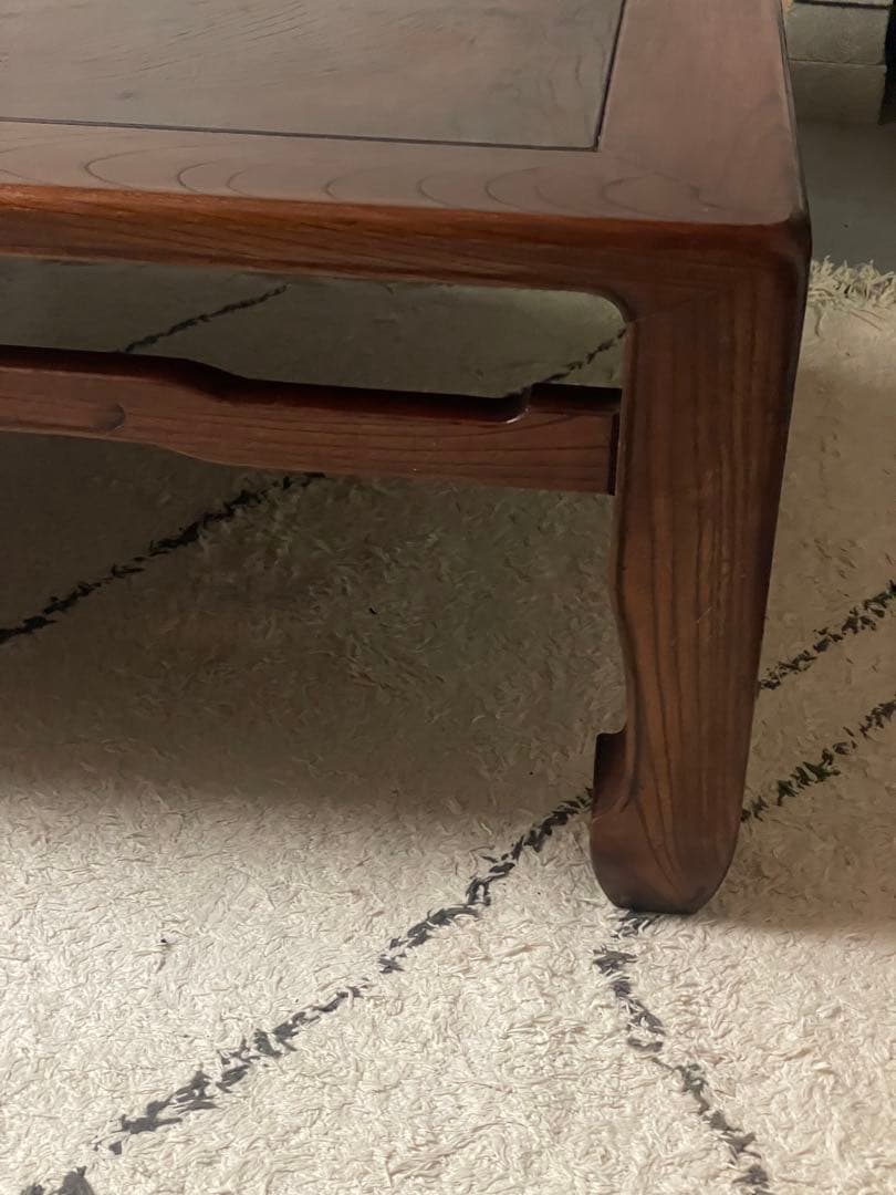 唐木 ローテーブル 家具 紫檀 木製 アンティーク 紫檀座卓 座敷机 ビンテージ