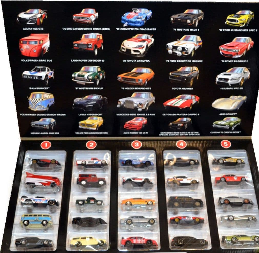 ホットウィール ブルバード　25カーファクトリーセット
