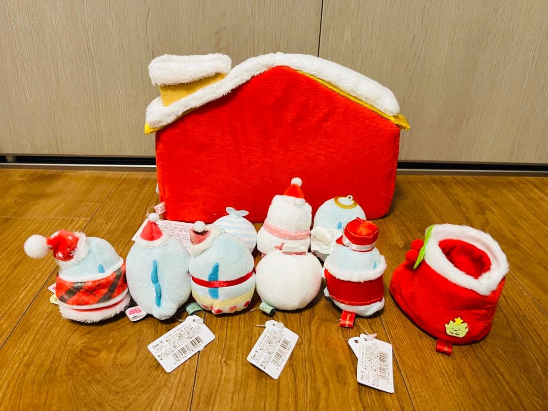 すみっコぐらし　クリスマス　てのりぬいぐるみセット