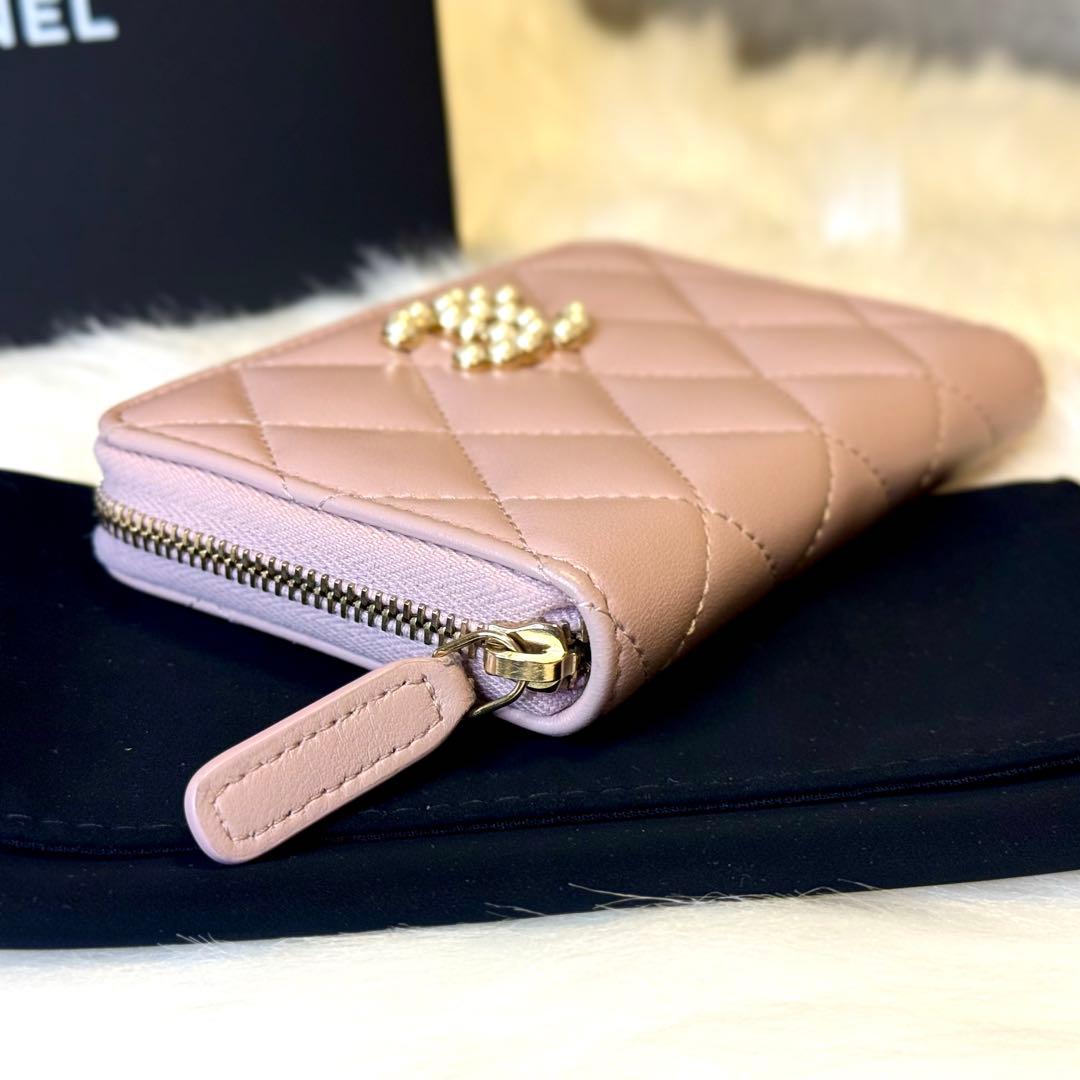 CHANEL シャネル マトラッセ ジップ パース フラグメントケース