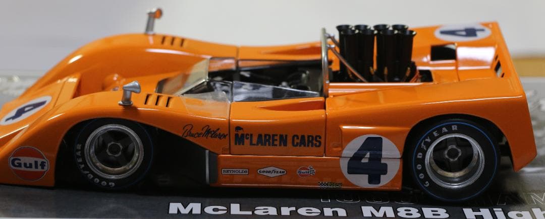 超貴重　GMP製１／１８ マクラーレン・シボレーＭ８Ｂウィング１９６９カンナム