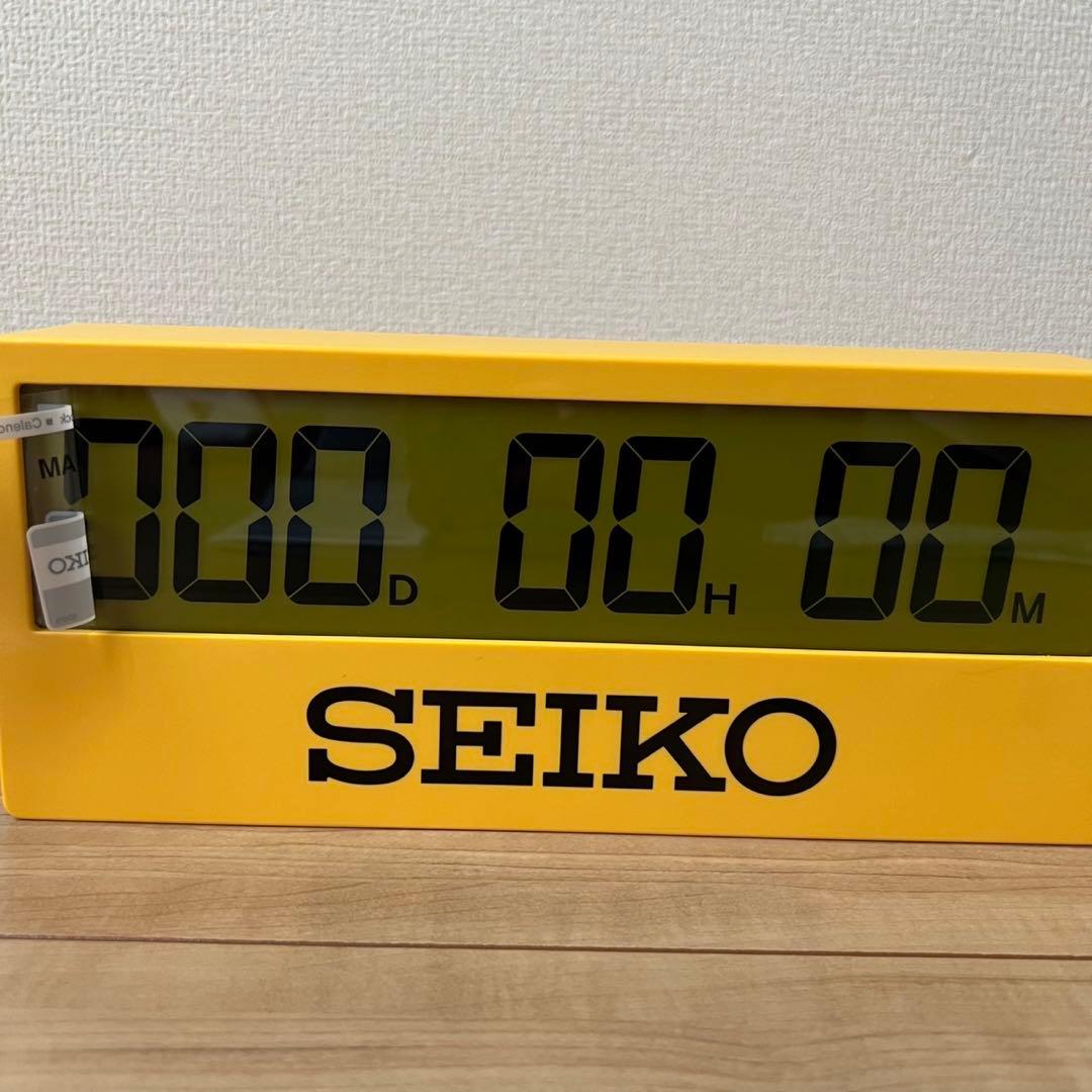 SEIKO デジタル時計 イエロー セイコー スポーツタイマークロック レア