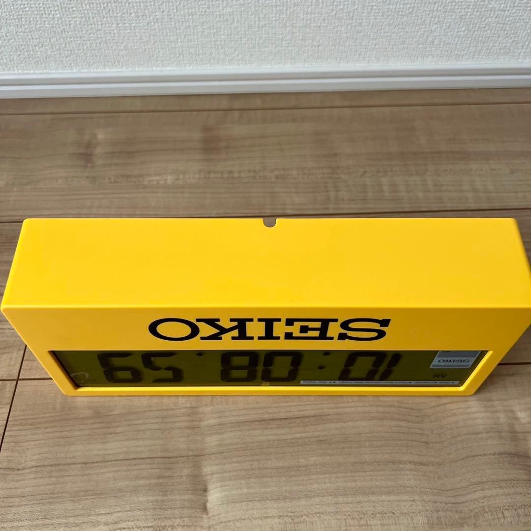 SEIKO デジタル時計 イエロー セイコー スポーツタイマークロック レア